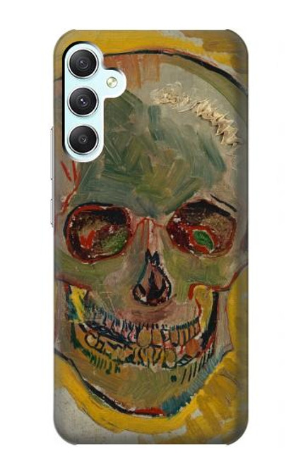 S3359 Vincent Van Gogh Crâne Etui Coque Housse pour Samsung Galaxy A34 5G
