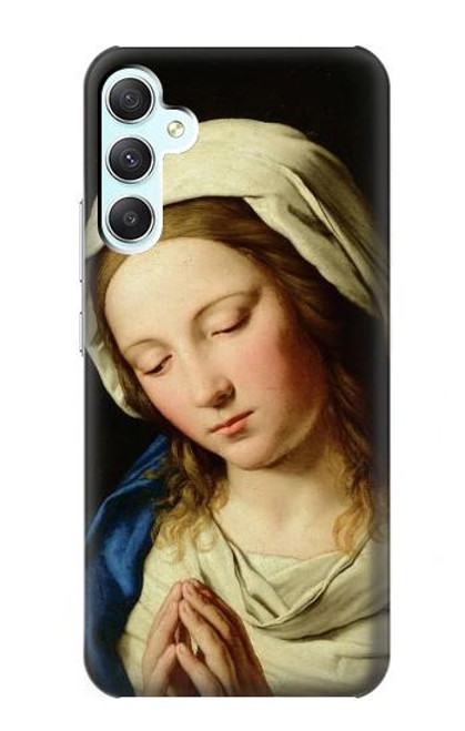 S3476 Prière Vierge Marie Etui Coque Housse pour Samsung Galaxy A34 5G