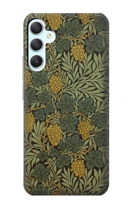 S3662 William Morris Vine Pattern Etui Coque Housse pour Samsung Galaxy A34 5G