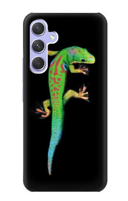 S0125 Vert Gecko Madagascan Etui Coque Housse pour Samsung Galaxy A54 5G