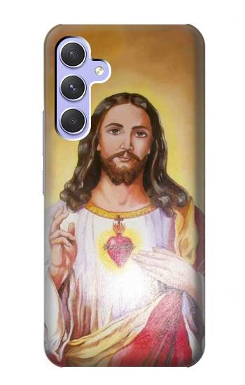 S0798 Jésus Etui Coque Housse pour Samsung Galaxy A54 5G
