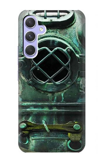 S2632 Antique Mer Profonde Millésime Casque de plongée Etui Coque Housse pour Samsung Galaxy A54 5G