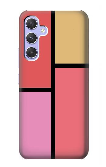 S2795 Palette de joues couleur Etui Coque Housse pour Samsung Galaxy A54 5G