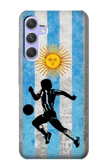 S2977 Argentine Football Football Etui Coque Housse pour Samsung Galaxy A54 5G