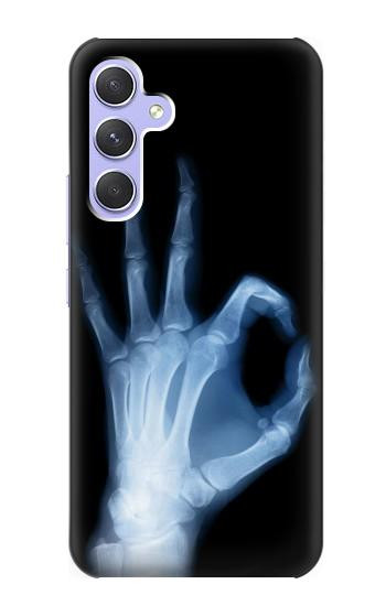 S3239 X-Ray Geste de la main OK Etui Coque Housse pour Samsung Galaxy A54 5G