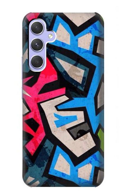 S3445 Art Graffiti rue Etui Coque Housse pour Samsung Galaxy A54 5G