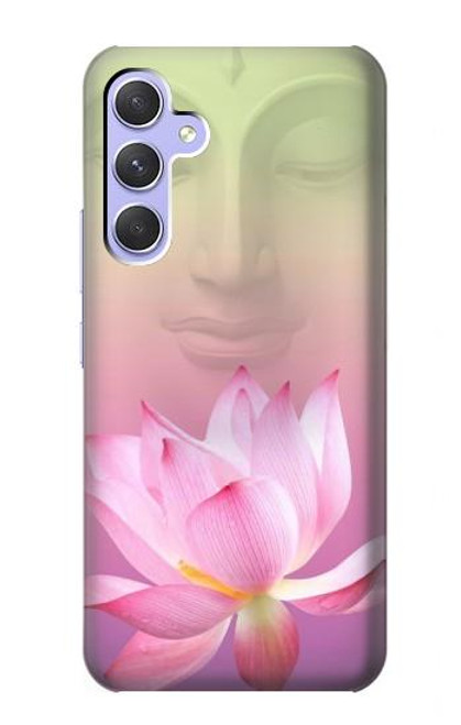 S3511 Fleur de lotus Bouddhisme Etui Coque Housse pour Samsung Galaxy A54 5G