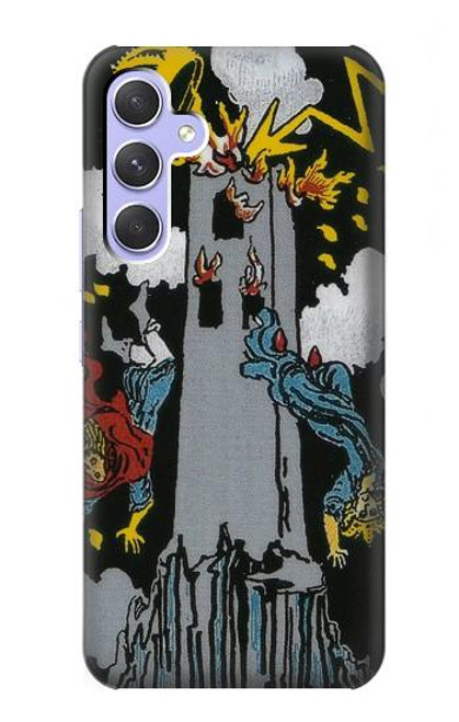 S3745 Carte de tarot la tour Etui Coque Housse pour Samsung Galaxy A54 5G