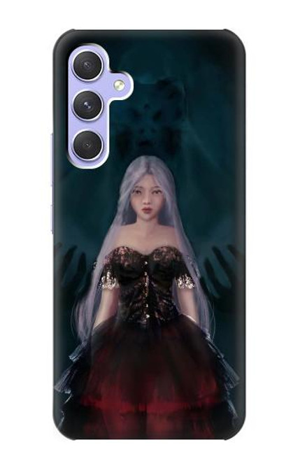 S3847 Lilith Devil Bride Gothique Fille Crâne Grim Reaper Etui Coque Housse pour Samsung Galaxy A54 5G