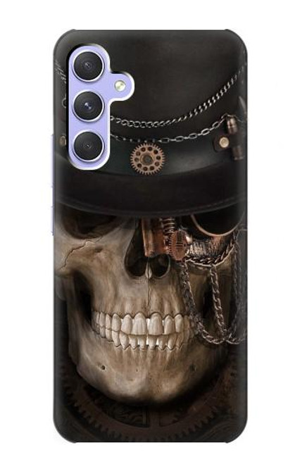 S3852 Crâne Steampunk Etui Coque Housse pour Samsung Galaxy A54 5G