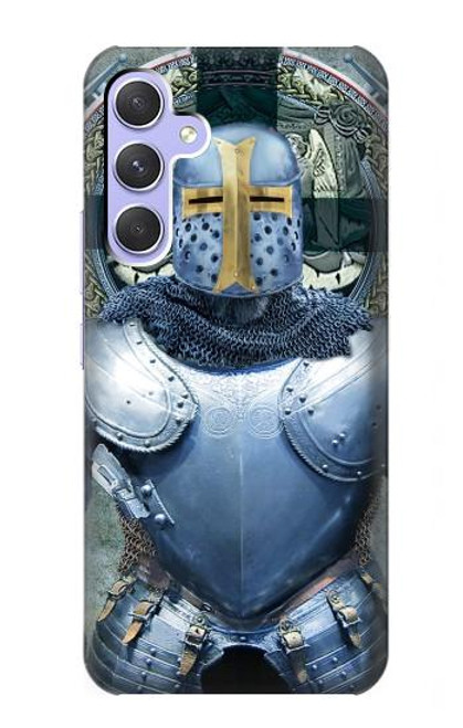 S3864 Templier Médiéval Chevalier Armure Lourde Etui Coque Housse pour Samsung Galaxy A54 5G