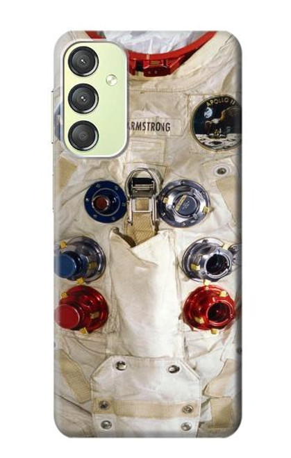 S2639 Neil Armstrong blanc astronaute Costume espace Etui Coque Housse pour Samsung Galaxy A24 4G