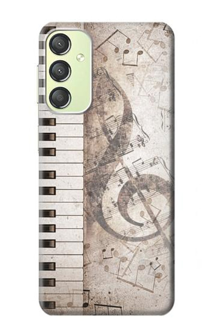 S3390 Note de musique Etui Coque Housse pour Samsung Galaxy A24 4G