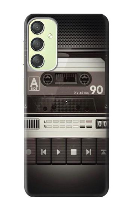 S3501 Lecteur cassette millésimé Etui Coque Housse pour Samsung Galaxy A24 4G