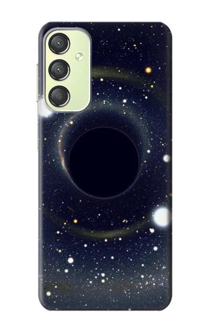 S3617 Noir trou Etui Coque Housse pour Samsung Galaxy A24 4G