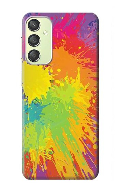 S3675 Tâche de couleur Etui Coque Housse pour Samsung Galaxy A24 4G