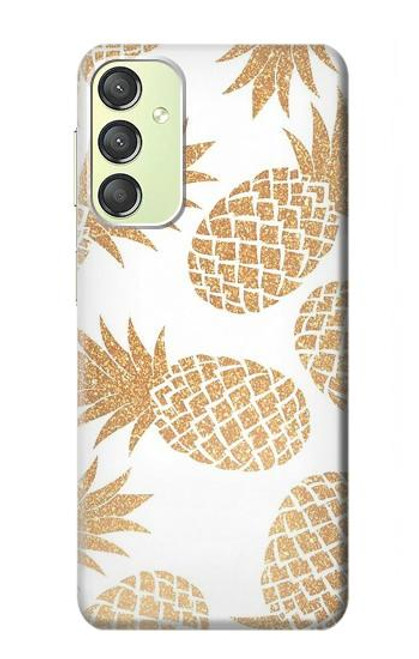 S3718 Ananas sans soudure Etui Coque Housse pour Samsung Galaxy A24 4G