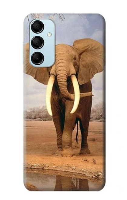 S0310 éléphant d'Afrique Etui Coque Housse pour Samsung Galaxy M14