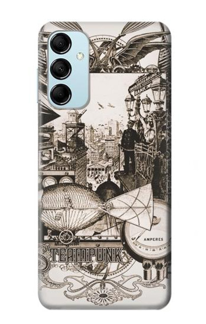 S1681 Dessin steampunk Etui Coque Housse pour Samsung Galaxy M14