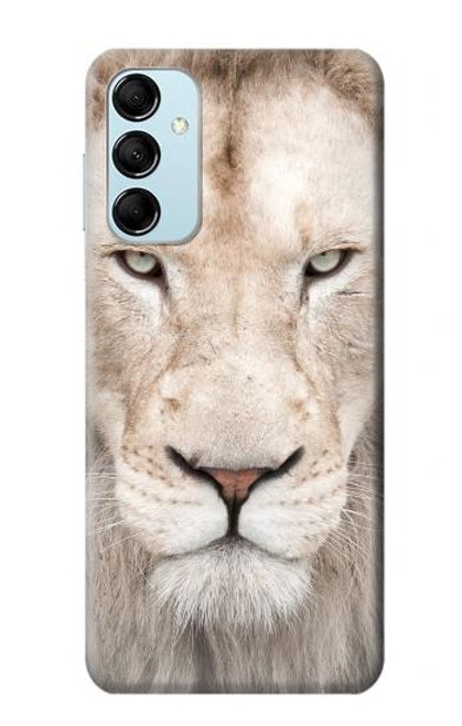S2399 Lion Visage Etui Coque Housse pour Samsung Galaxy M14