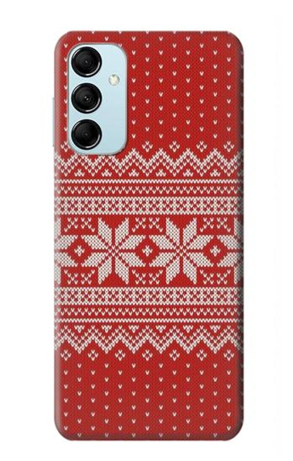 S3384 Motif d'hiver sans couture tricot Etui Coque Housse pour Samsung Galaxy M14