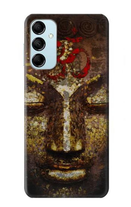 S3874 Symbole Ohm du visage de Bouddha Etui Coque Housse pour Samsung Galaxy M14