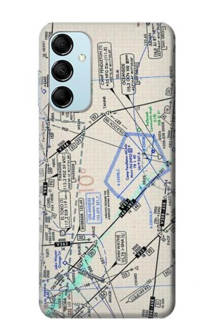 S3882 Carte de vol en route Etui Coque Housse pour Samsung Galaxy M14