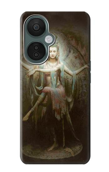 S0787 Guan Yin Etui Coque Housse pour OnePlus Nord CE 3 Lite, Nord N30 5G