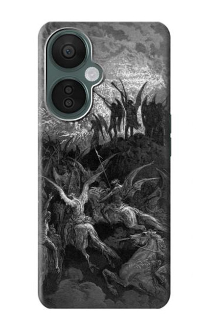 S1026 Gustave Doré Paradis perdu Etui Coque Housse pour OnePlus Nord CE 3 Lite, Nord N30 5G