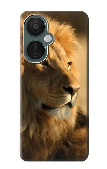 S1046 Le Roi Lion de la forêt Etui Coque Housse pour OnePlus Nord CE 3 Lite, Nord N30 5G