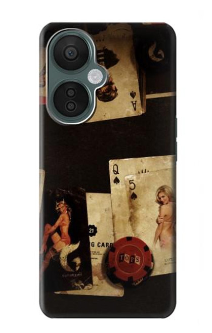 S1069 sexy Poker Etui Coque Housse pour OnePlus Nord CE 3 Lite, Nord N30 5G