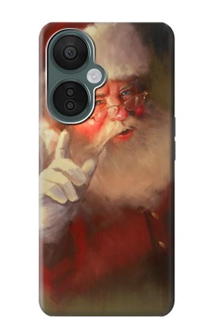 S1144 Noël Père Noël Etui Coque Housse pour OnePlus Nord CE 3 Lite, Nord N30 5G