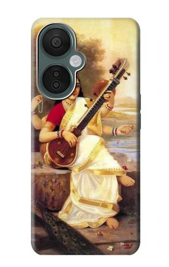 S1420 Saraswati déesse hindoue Etui Coque Housse pour OnePlus Nord CE 3 Lite, Nord N30 5G