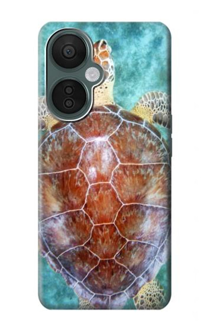 S1424 Tortue de mer Etui Coque Housse pour OnePlus Nord CE 3 Lite, Nord N30 5G