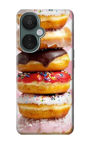 S2431 Fantaisie douce Donuts Etui Coque Housse pour OnePlus Nord CE 3 Lite, Nord N30 5G