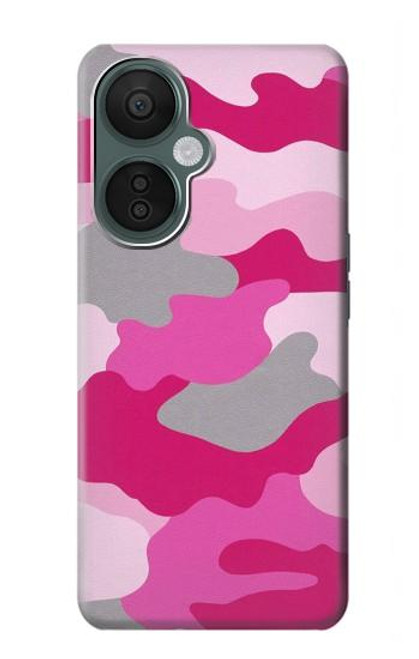 S2525 Rose Camo camouflage Etui Coque Housse pour OnePlus Nord CE 3 Lite, Nord N30 5G
