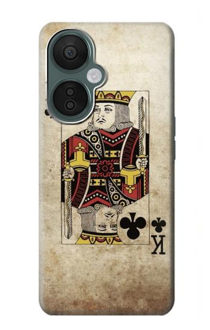 S2528 Poker King Carte Etui Coque Housse pour OnePlus Nord CE 3 Lite, Nord N30 5G