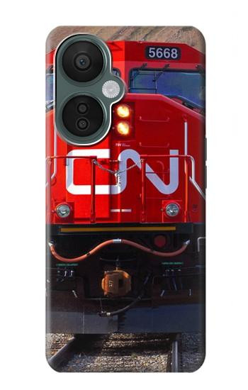 S2774 Train Canada Nationale des chemins de fer Etui Coque Housse pour OnePlus Nord CE 3 Lite, Nord N30 5G
