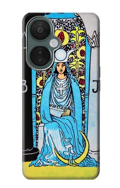 S2837 La Papesse carte de tarot Millésime Etui Coque Housse pour OnePlus Nord CE 3 Lite, Nord N30 5G