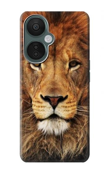 S2870 Lion Roi des Bêtes Etui Coque Housse pour OnePlus Nord CE 3 Lite, Nord N30 5G