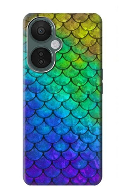 S2930 Sirène écailles de poisson Etui Coque Housse pour OnePlus Nord CE 3 Lite, Nord N30 5G