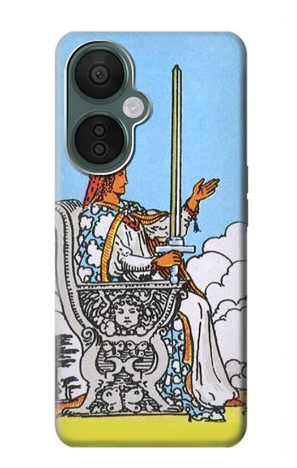 S3068 Carte de tarot Reine des épées Etui Coque Housse pour OnePlus Nord CE 3 Lite, Nord N30 5G