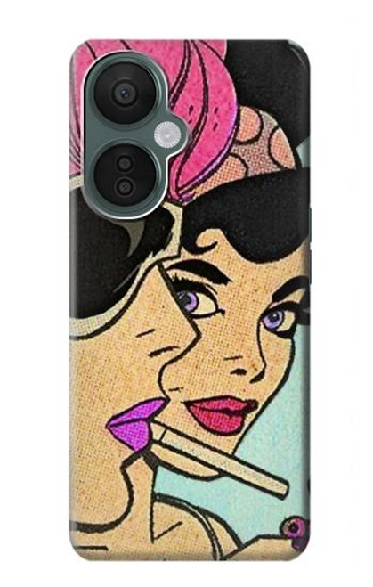 S3171 Filles Pop Art Etui Coque Housse pour OnePlus Nord CE 3 Lite, Nord N30 5G