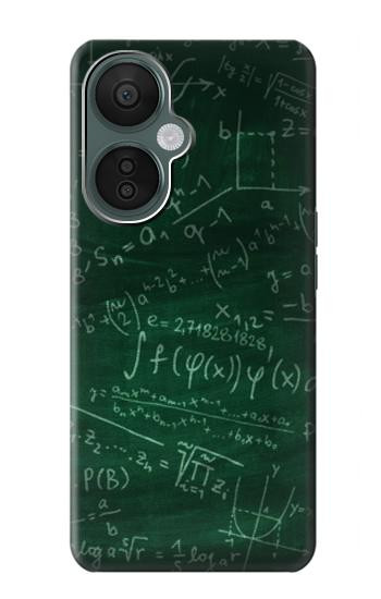 S3190 Formule Math Vertboard Etui Coque Housse pour OnePlus Nord CE 3 Lite, Nord N30 5G