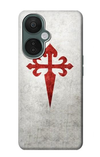 S3200 Ordre de Santiago Croix de Saint-Jacques Etui Coque Housse pour OnePlus Nord CE 3 Lite, Nord N30 5G