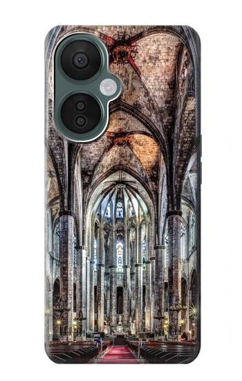 S3210 Santa Maria Del Mar Cathedral Etui Coque Housse pour OnePlus Nord CE 3 Lite, Nord N30 5G