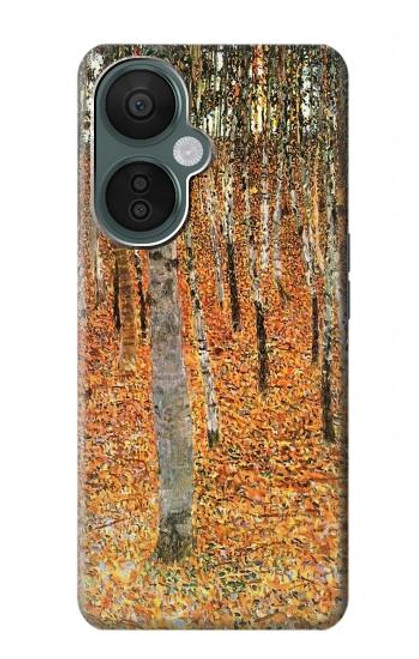 S3380 Gustav Klimt Bouleau Forêt Etui Coque Housse pour OnePlus Nord CE 3 Lite, Nord N30 5G