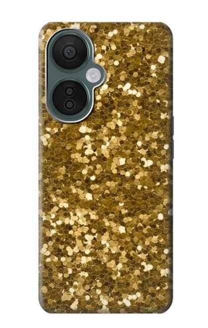 S3388 Imprimer or Glitter Graphic Etui Coque Housse pour OnePlus Nord CE 3 Lite, Nord N30 5G