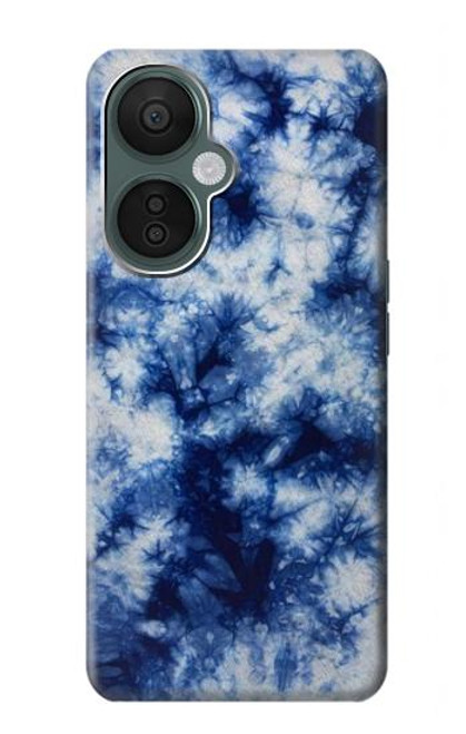 S3439 Tissu Indigo Tie Dye Etui Coque Housse pour OnePlus Nord CE 3 Lite, Nord N30 5G