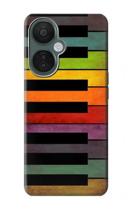 S3451 Piano coloré Etui Coque Housse pour OnePlus Nord CE 3 Lite, Nord N30 5G